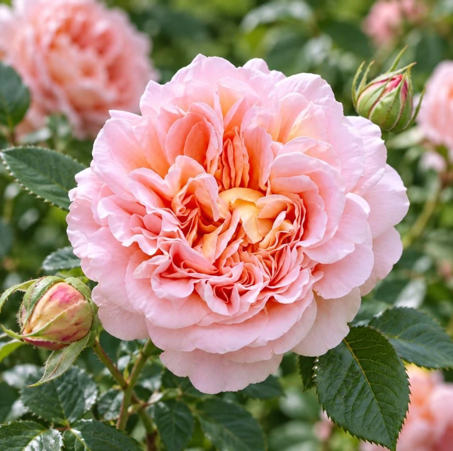 Pastel Pink Rose Bush Live Plant โ 4-8 Inches Tall โ Fragrant Outdoor Garden Rose - Image 6