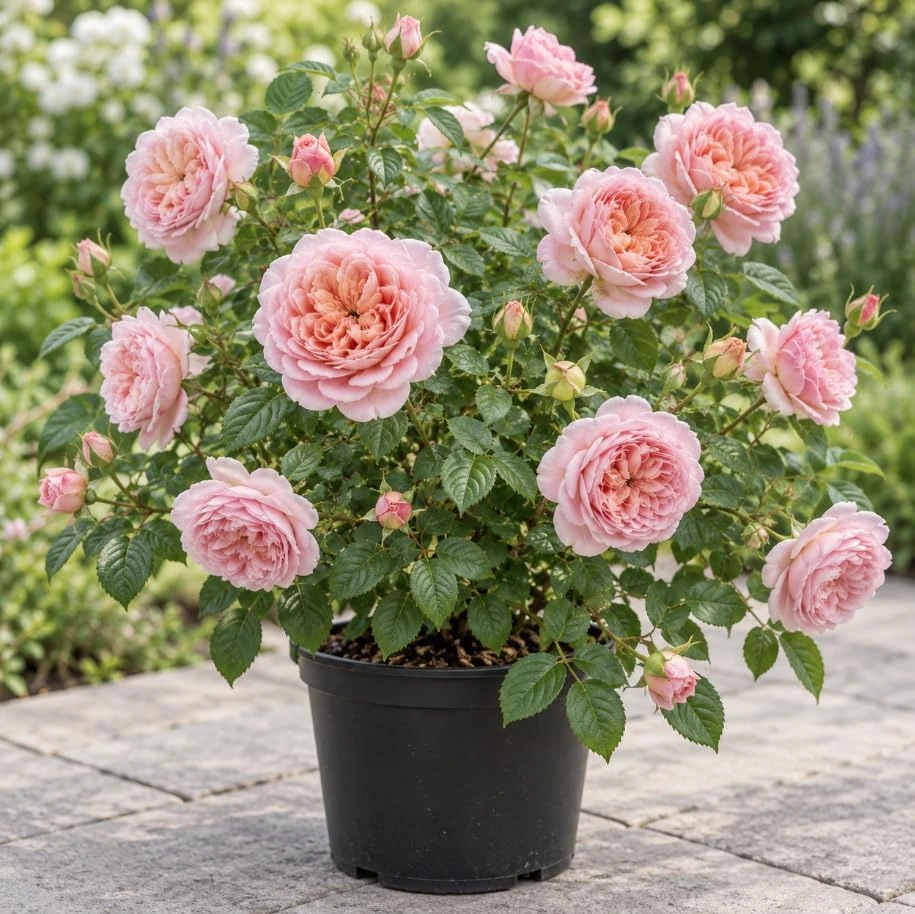 Pastel Pink Rose Bush Live Plant โ 4-8 Inches Tall โ Fragrant Outdoor Garden Rose - Image 7