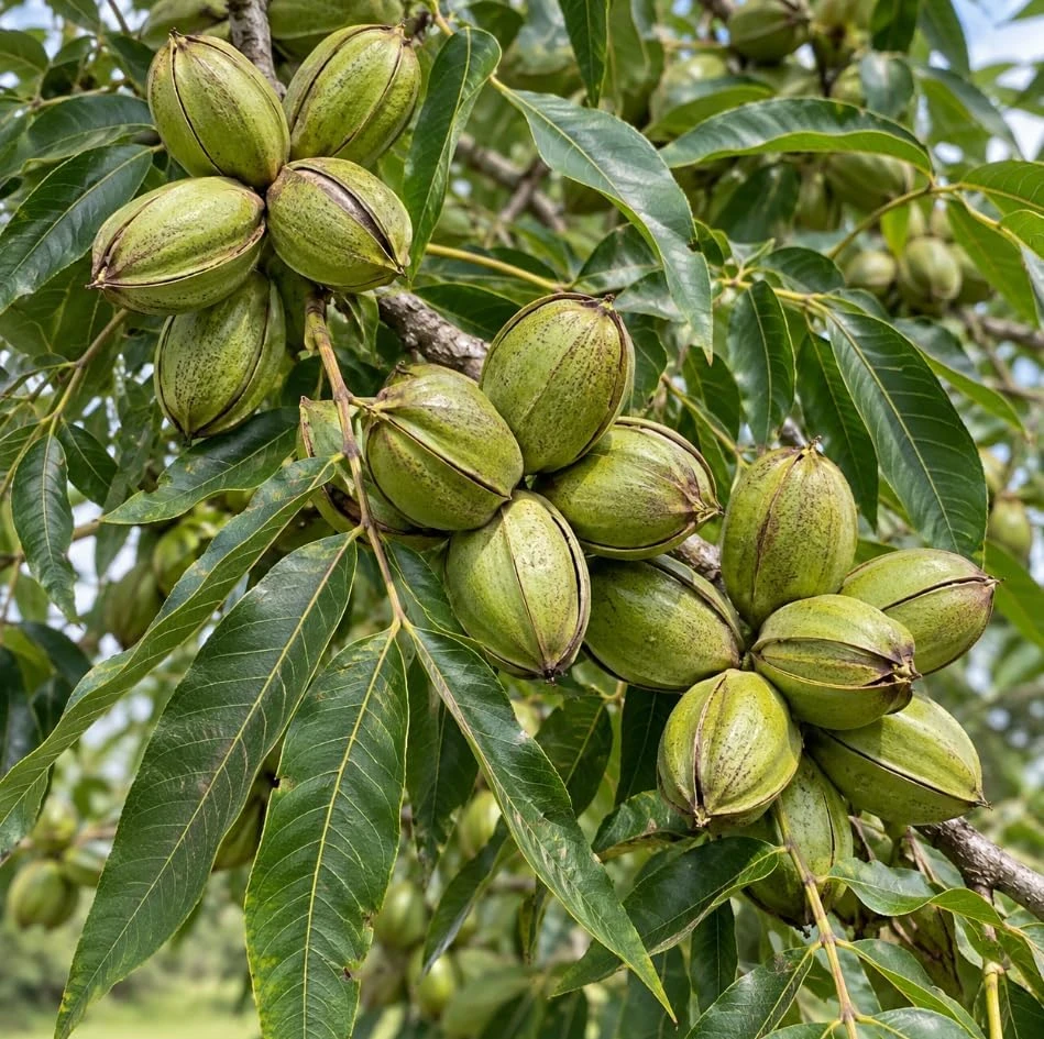 Pecan Trees Live Plants - Hardy Nut Seedlings, 2-Pack, 7-12 Inch Tall Outdoor - Image 5