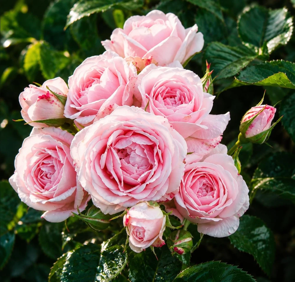 Pink Climbing Rose Plant – Fragrant Flower Bush Live Plant – 4-6 Inch Tall – Outdoor Garden - Image 1