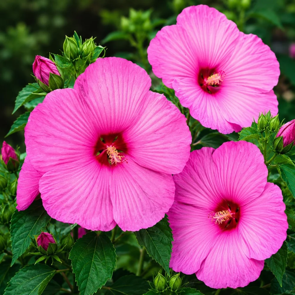 Pink Hibiscus Live Plant – Tropical Flowering Shrub 4-8 Inch Tall - Image 3