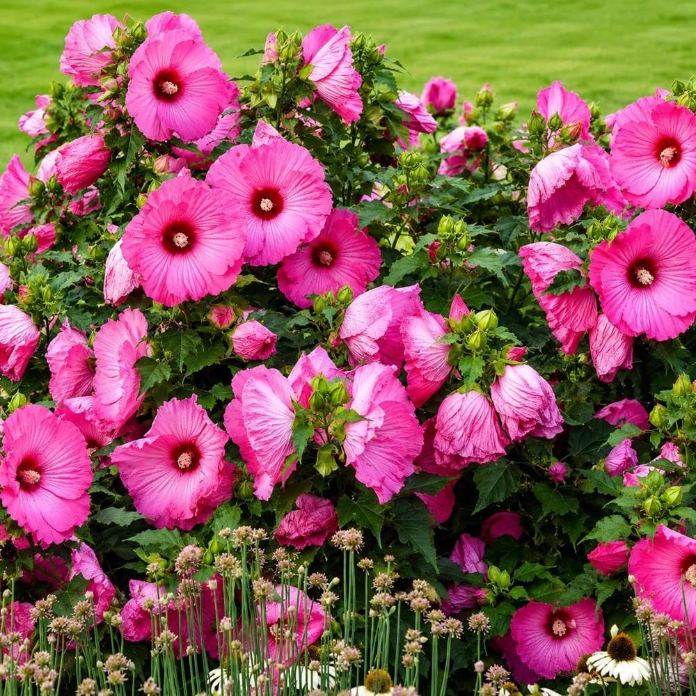 Pink Hibiscus Live Plant – Tropical Flowering Shrub 4-8 Inch Tall - Image 4