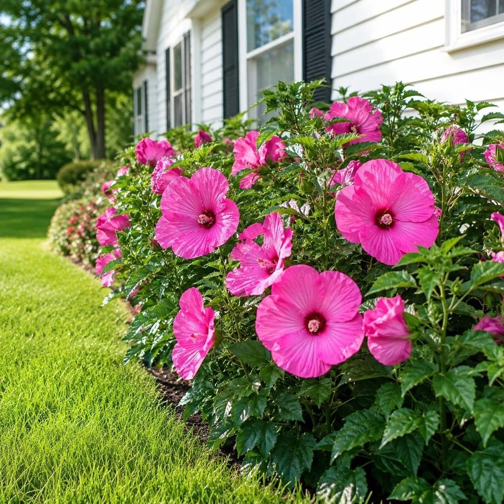 Pink Hibiscus Live Plant – Tropical Flowering Shrub 4-8 Inch Tall - Image 7
