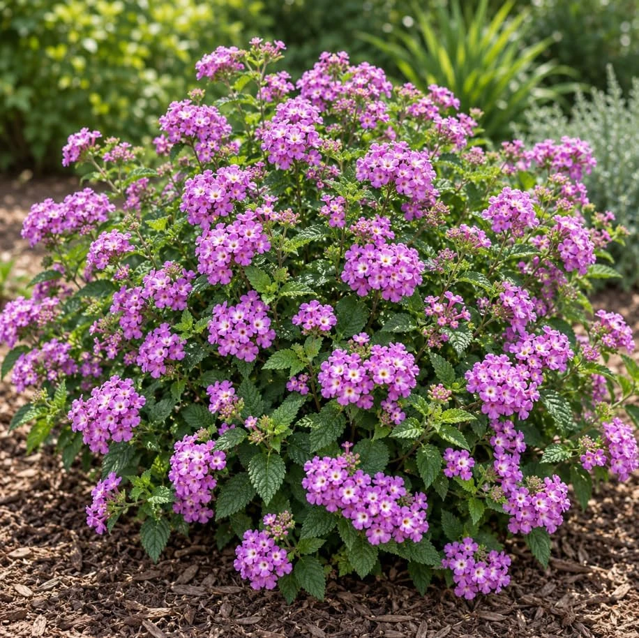 Purple Lantana Live Plant – 4-6 Inches Tall – Fragrant Flowering Starter Plant – Outdoor Garden - Image 2