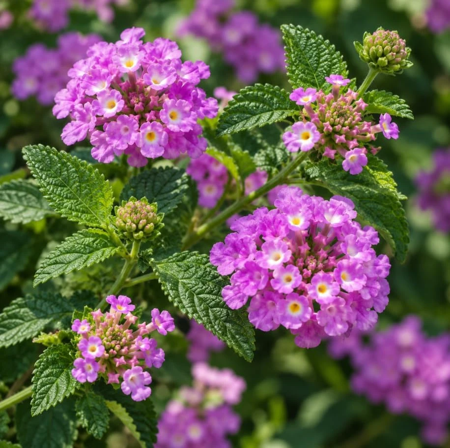 Purple Lantana Live Plant – 4-6 Inches Tall – Fragrant Flowering Starter Plant – Outdoor Garden - Image 6