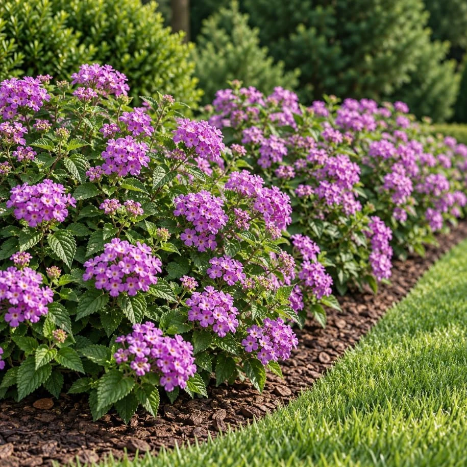Purple Lantana Live Plant – 4-6 Inches Tall – Fragrant Flowering Starter Plant – Outdoor Garden - Image 7