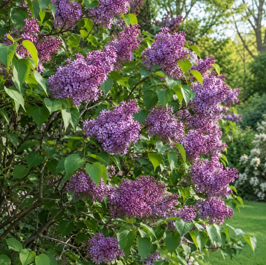 Purple Lilac Bush Live Plant – Cold Hardy Fragrant Flowers – 14-18" Tall – Outdoor - Image 2