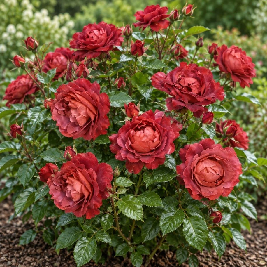 Red Brown Rose Bush Live Plant, 4-7 Inches Tall, Fragrant Reblooming Flowers - Image 7