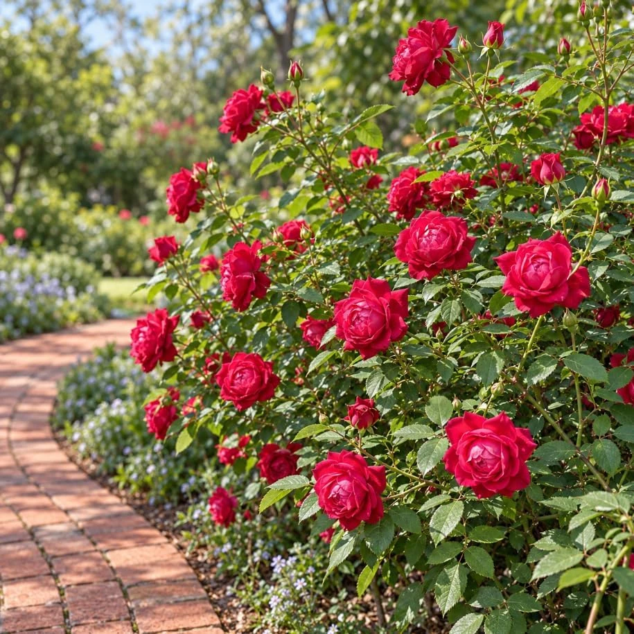 Red Pink Rose Bush Live Plant – 4-7 Inches Tall – Fragrant Reblooming Flowers – Full Sun - Image 7