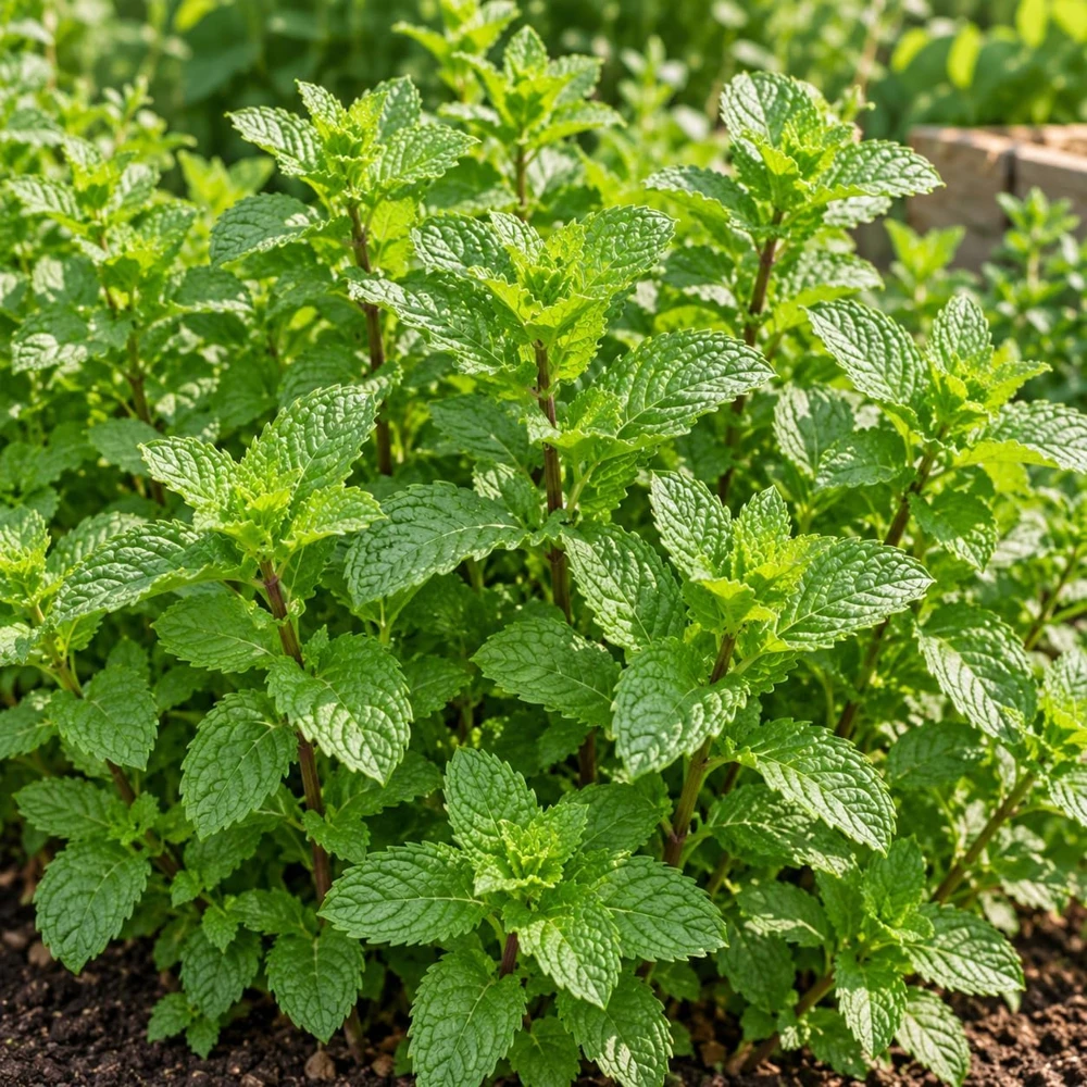 Set of 12 Peppermint Mint Live Plants - Sweet Mint Seedlings for Garden & Patio - Image 2
