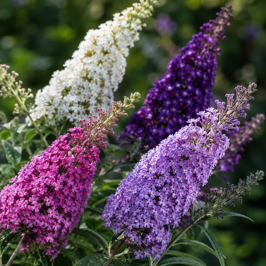 Set of 2 Buddleia Butterfly Bush Live Plants, Mixed, 4-7 Inches Tall, Outdoor Shrubs - Image 6