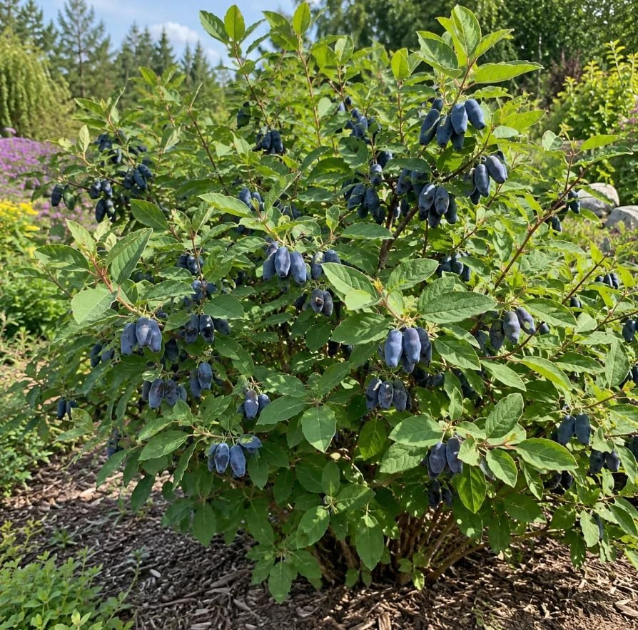 Set of 2 Honey Berry Haskap Live Plants โ 6-12" Tall โ Outdoor Edible Berries - Image 3
