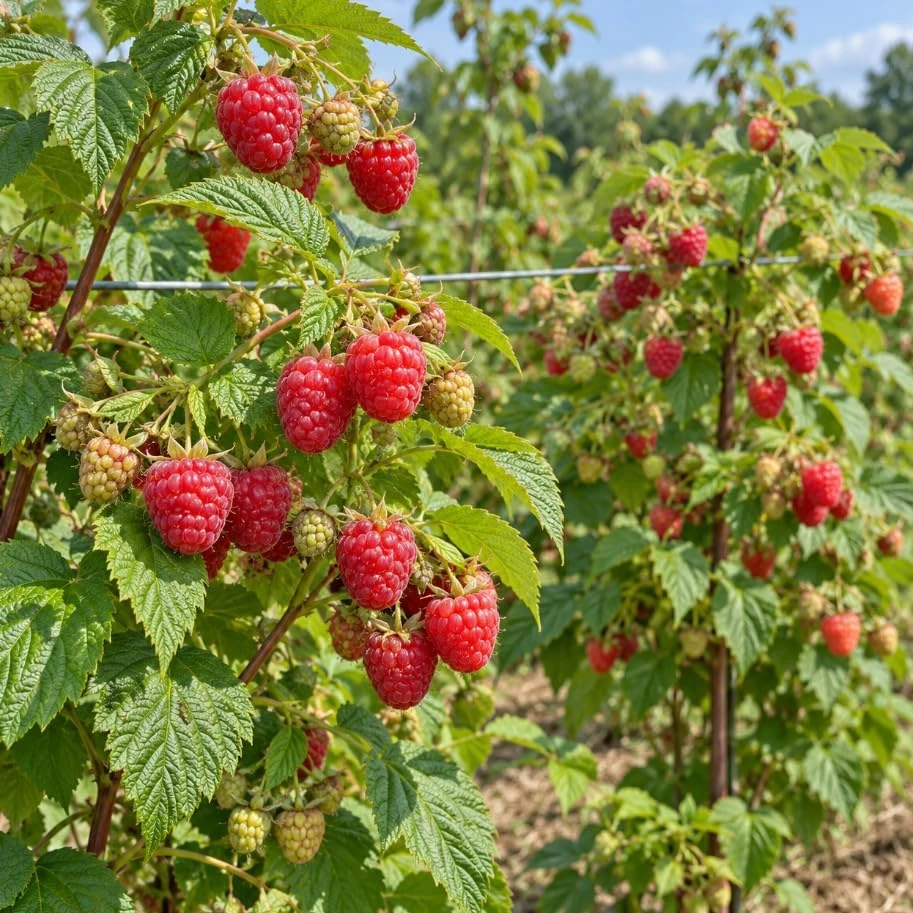 Set of 2 Mixed Raspberry Live Plants, 4-7 Inches, Well Rooted Berry Bushes for Outdoor Gardens - Image 4