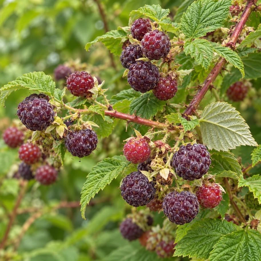 Set of 2 Mixed Raspberry Live Plants, 4-7 Inches, Well Rooted Berry Bushes for Outdoor Gardens - Image 6