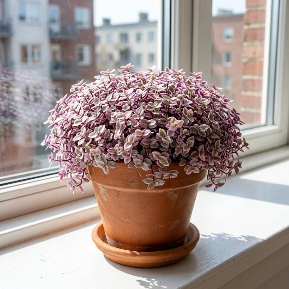 Set of 2 Pink Callisia Repens Live Plants, 5-8 Inches, 4 Inch Pots, Indoor - Image 3