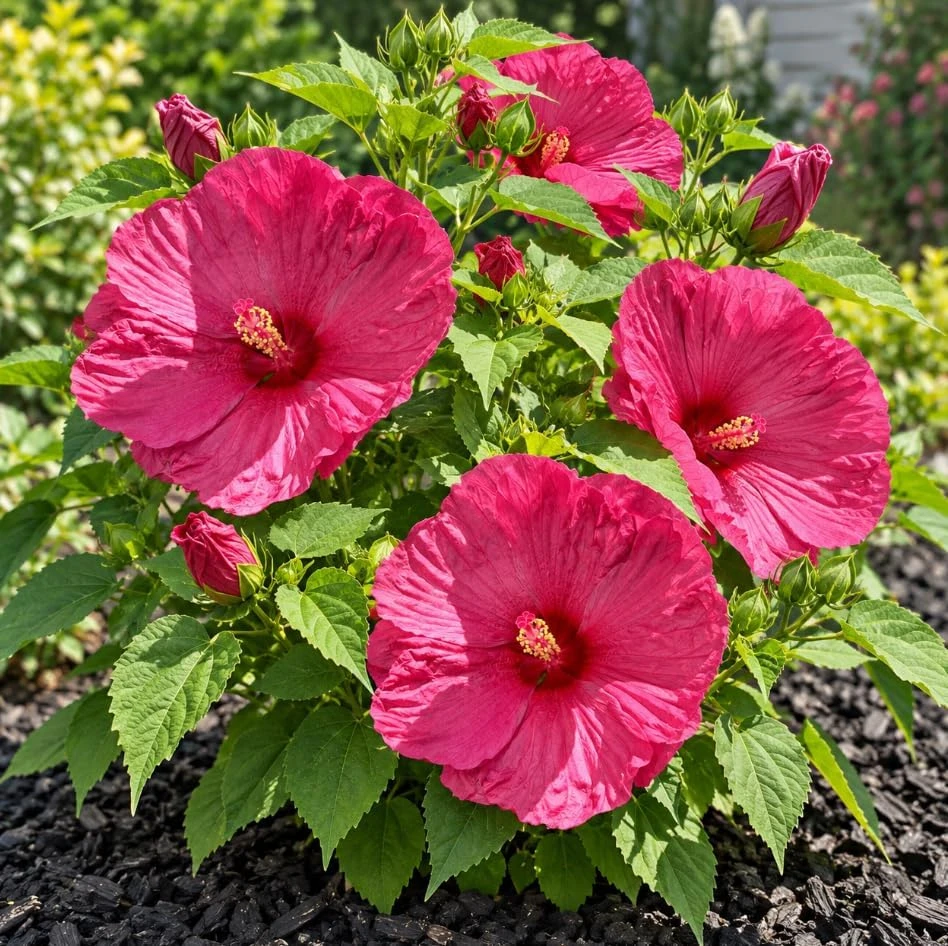 Set of 2 Rose Hibiscus Live Plants, 5-7 Inches Tall, Hardy Perennials, Outdoor - Image 7
