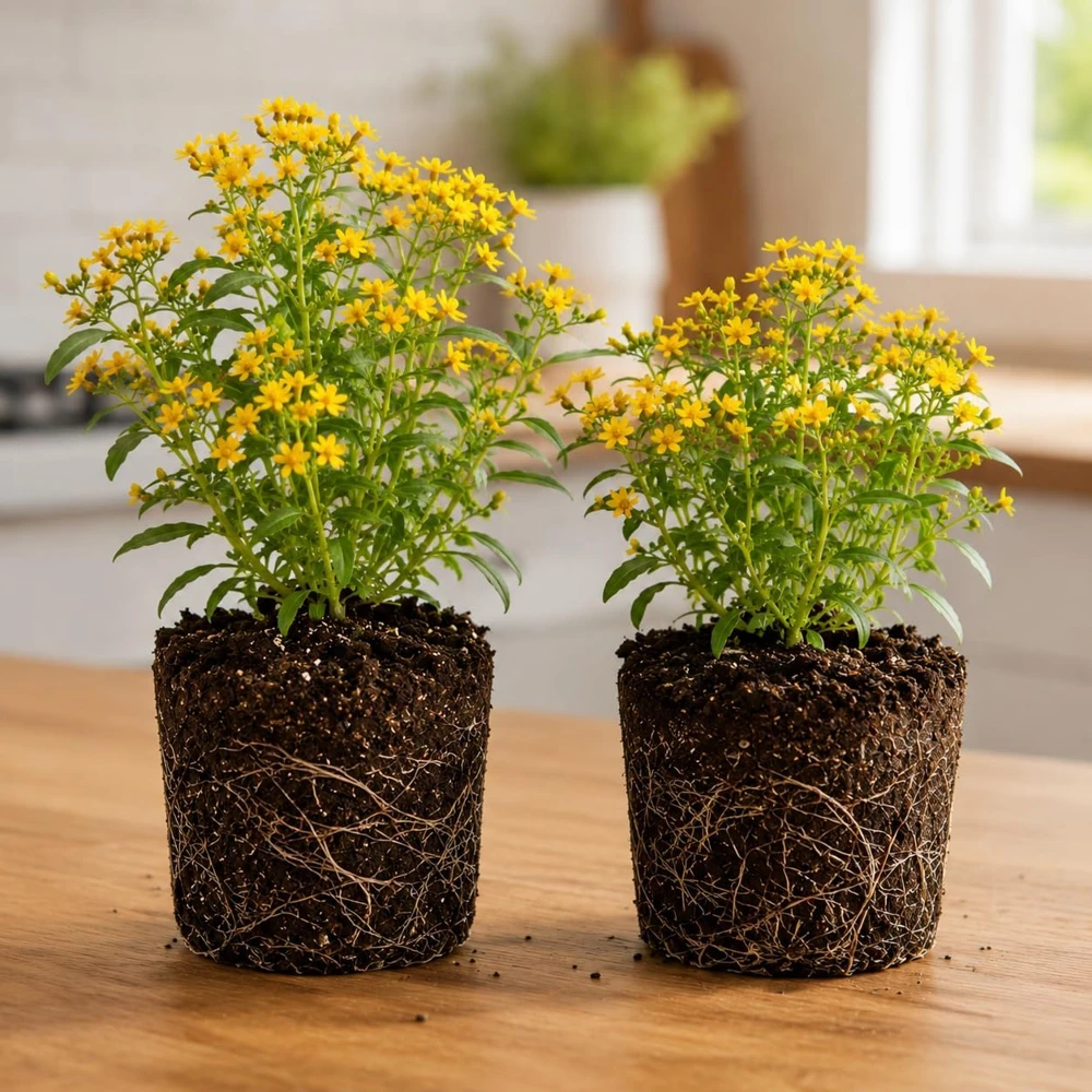 Set of 2 Texas Tarragon Live Plants, 4-8 Inch Tall, Fragrant Culinary Herb - Image 1
