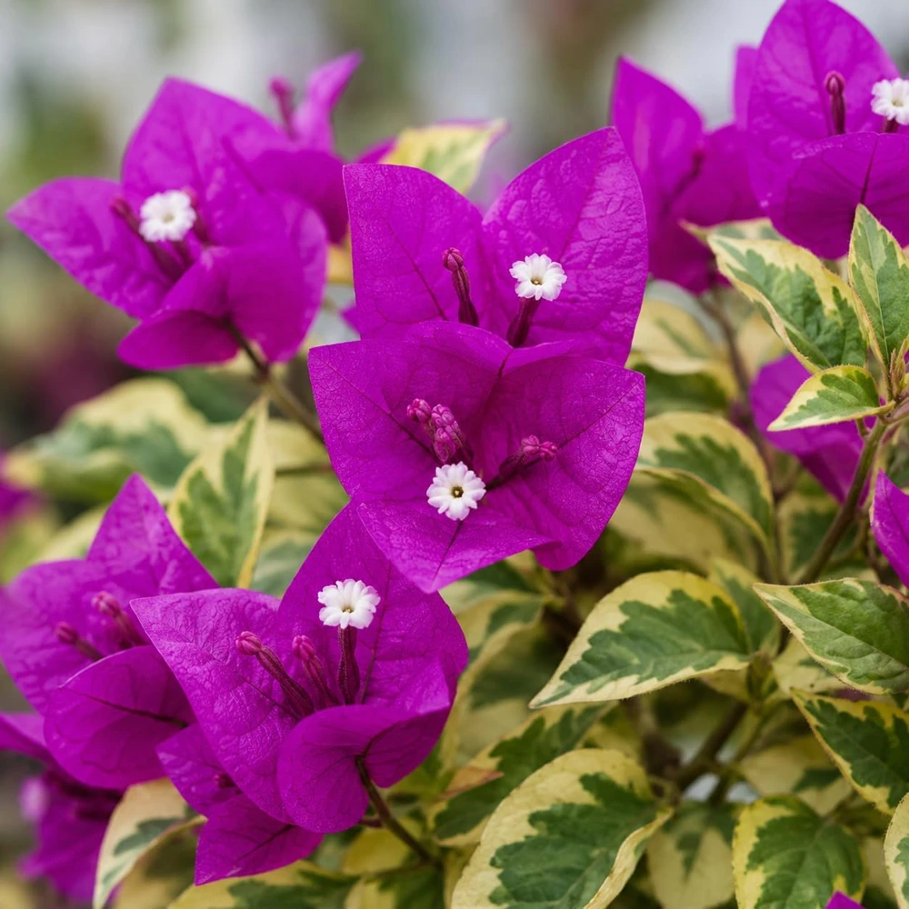 Set of 3 Blueberry Ice Bougainvillea Live Plants, 4-7 Inches Tall, Vine - Image 4