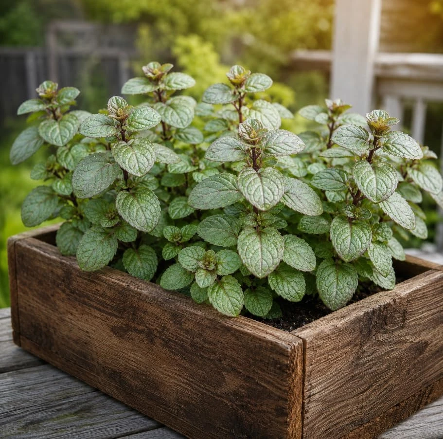 Set of 3 Chocolate Mint Live Plants, 4-7 Inches Tall, Rooted Herb for Indoor & Outdoor - Image 2