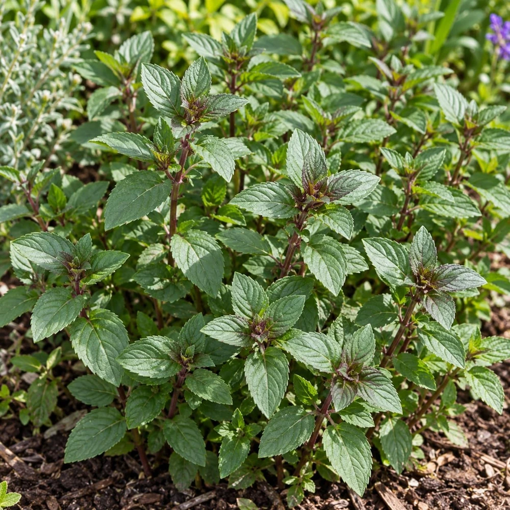 Set of 6 Chocolate Mint Live Plants โ Sweet Mint Herb Seedlings for Garden & Patio - Image 2