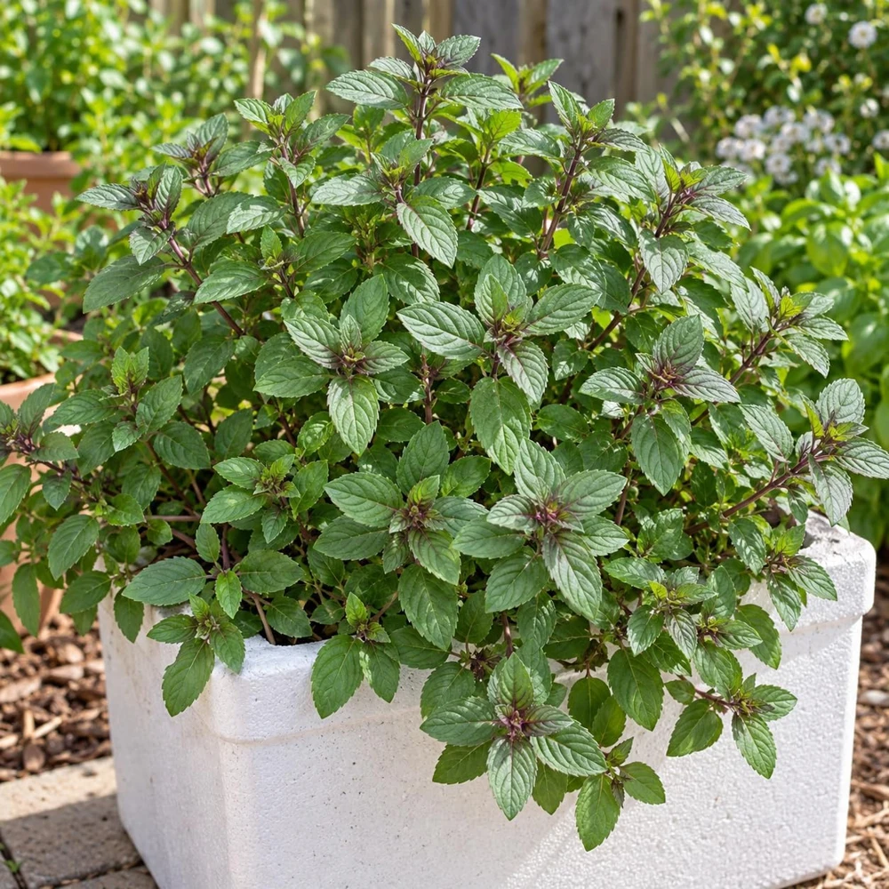 Set of 6 Chocolate Mint Live Plants โ Sweet Mint Herb Seedlings for Garden & Patio - Image 4
