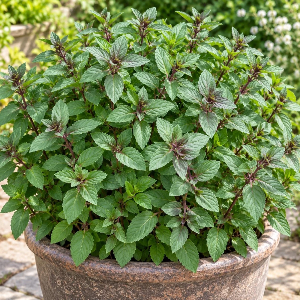 Set of 6 Chocolate Mint Live Plants โ Sweet Mint Herb Seedlings for Garden & Patio - Image 5