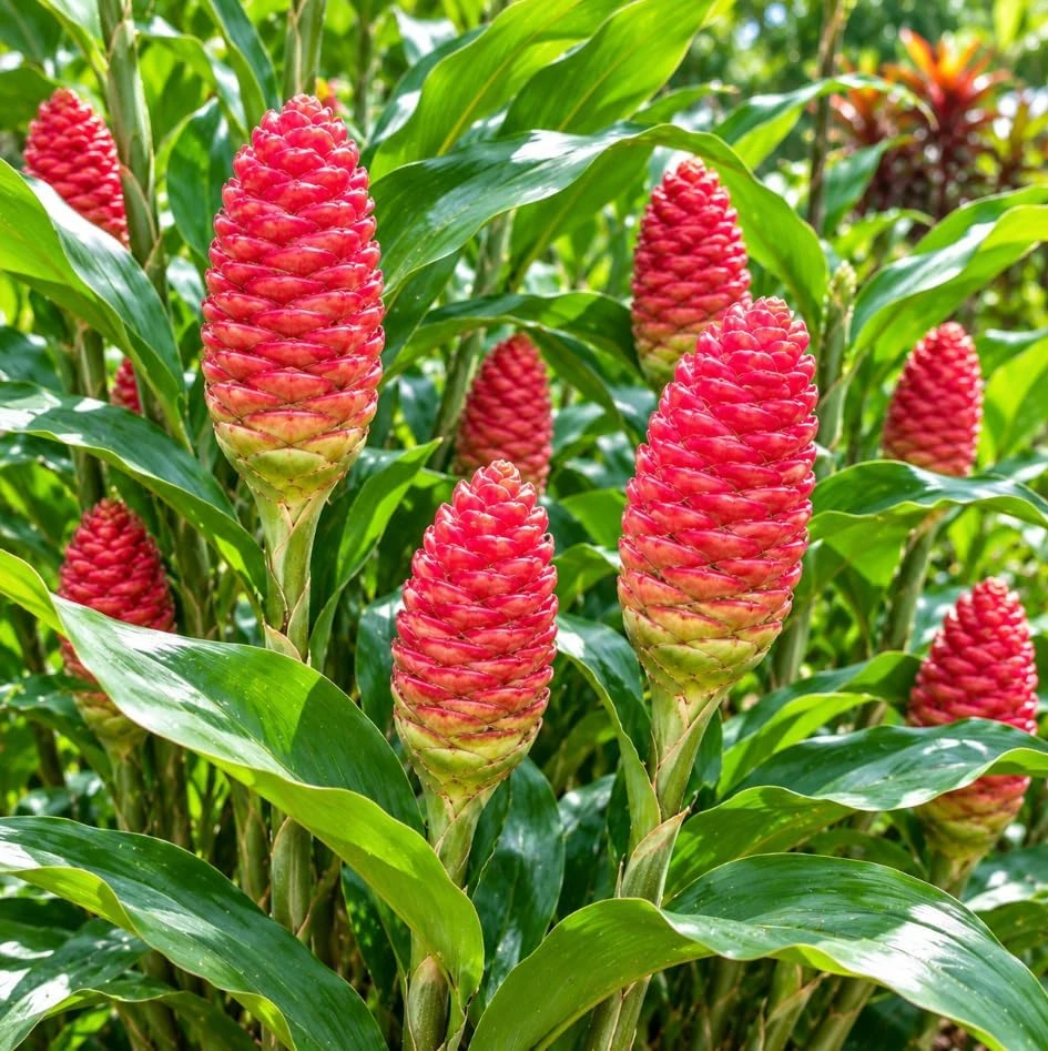 Shampoo Ginger Live Plant โ Zingiber Zerumbet Starter, 4-6 Inches Tall, Outdoor - Image 2