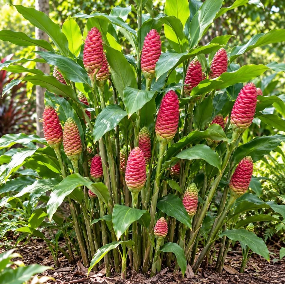 Shampoo Ginger Live Plant โ Zingiber Zerumbet Starter, 4-6 Inches Tall, Outdoor - Image 4