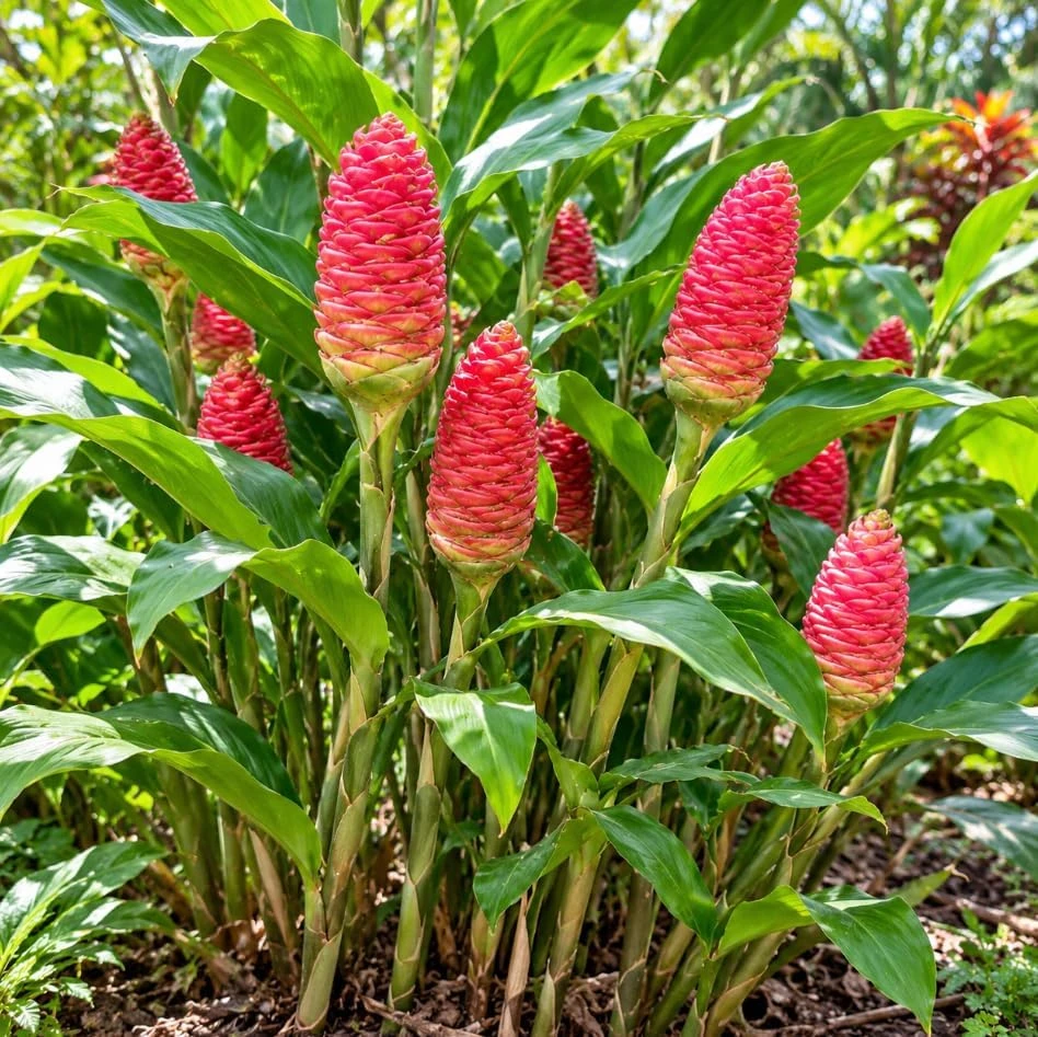 Shampoo Ginger Live Plant โ Zingiber Zerumbet Starter, 4-6 Inches Tall, Outdoor - Image 7