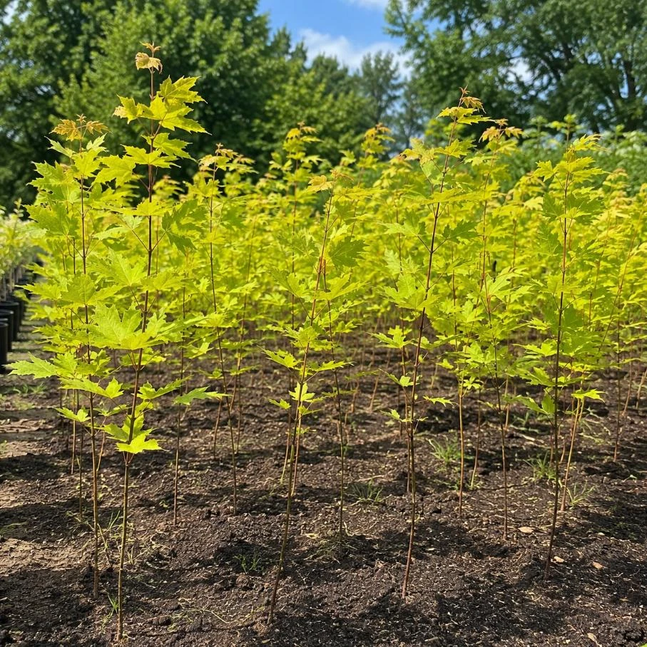 Sun Valley Maple Live Plant QT Pot, 10-18" Tall, Red Fall Color Shade Tree - Image 8