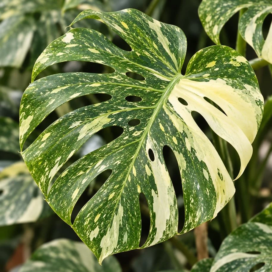 Thai Constellation Monstera Live Plants 4-7 Inches Tall Variegated Indoor - Image 6