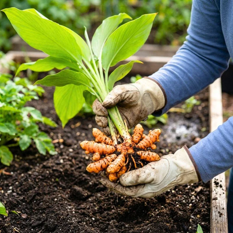 Turmeric Root for Planting - Fresh Edible Rhizome - Grow Your Own Herb - Image 1