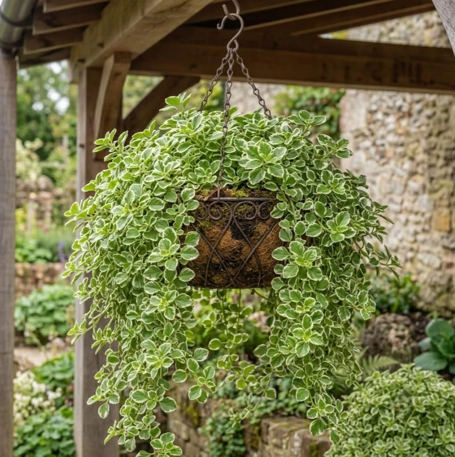 Variegated Swedish Ivy Live Plants, Set of 3, 2-inch Pots, Indoor/Outdoor Trailing Foliage - Image 3