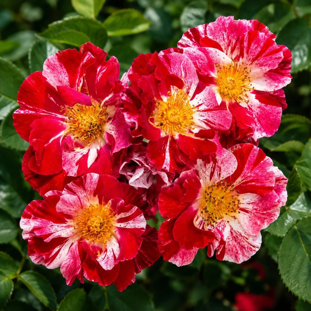 White Red Rose Plant Live, Fragrant Climbing Vine, 4-6 Inch Tall, Bare Root - Image 1