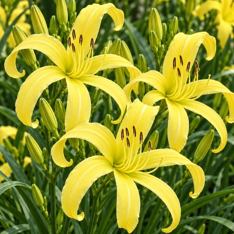 Yellow Daylily Live Plant - Perennial Flowers for Outdoor Gardens - Image 1