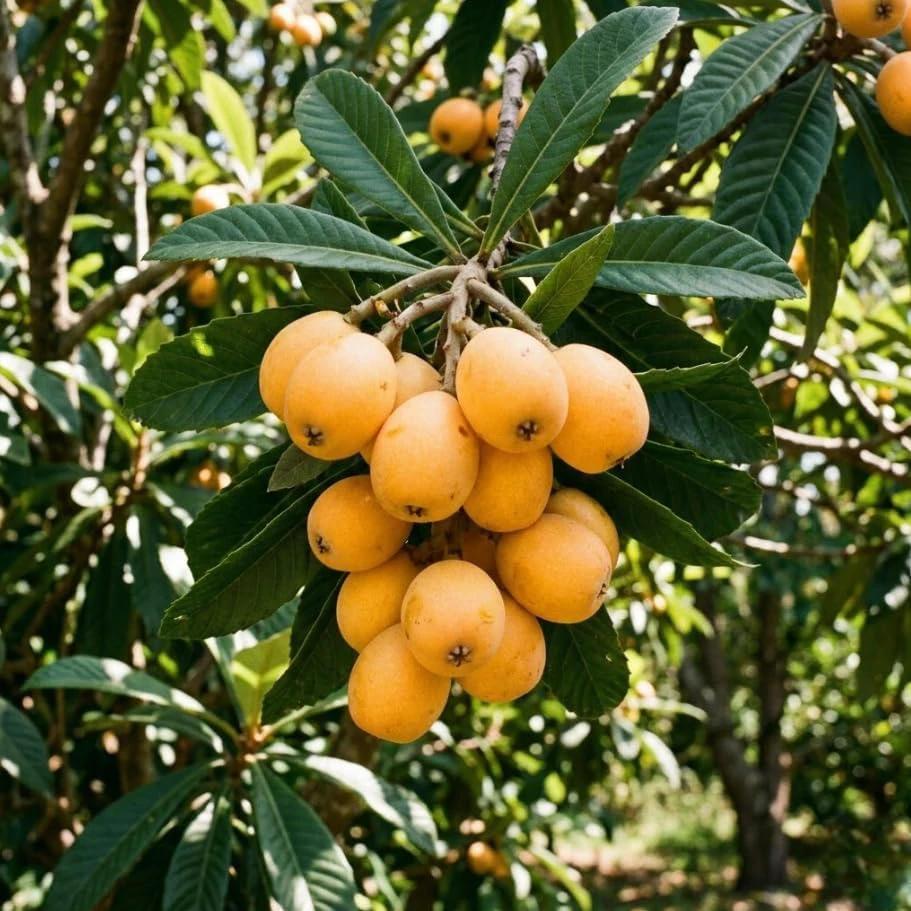 Yellow Loquat Tree Live Plant 8-14" Tall - Tropical Fruit Loquat - Image 5